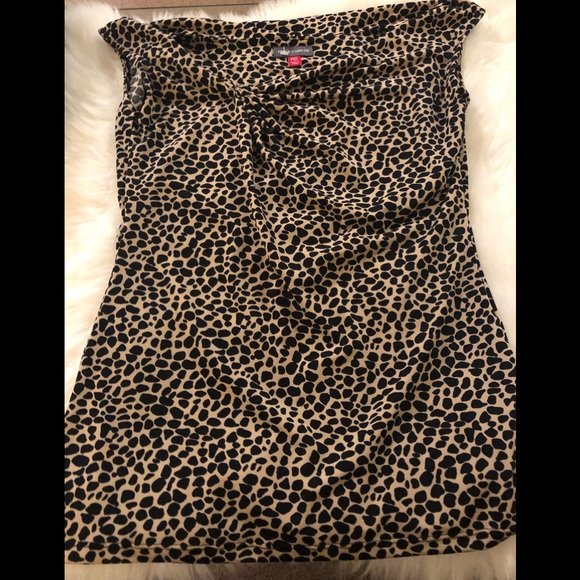 Vince Camino, leopard top, Sz PXS, new - Picture 3 of 7